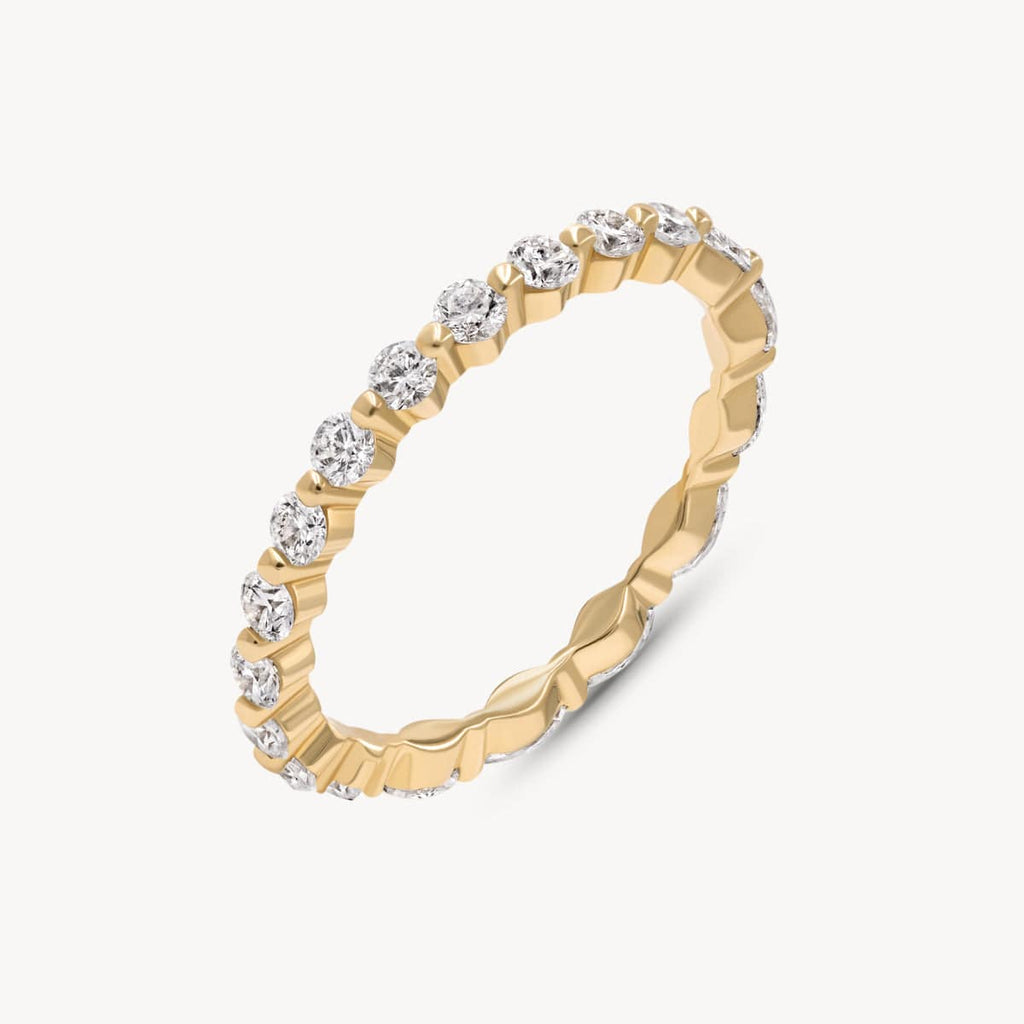 Brilliant Floating Round and Marquise Diamond Ring
