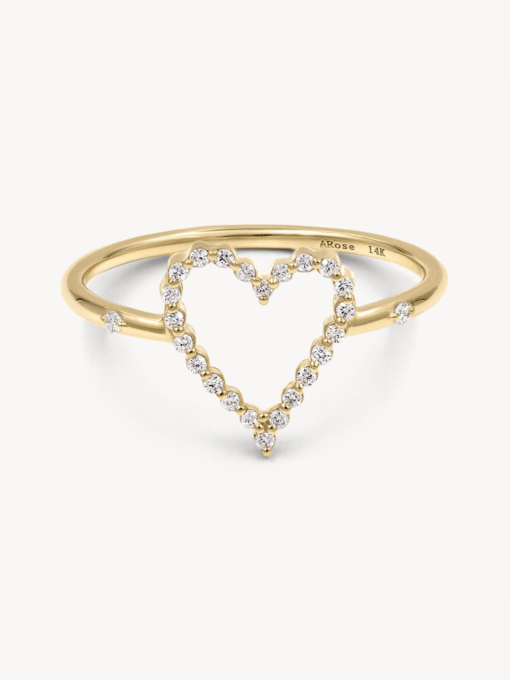 Diamond Heart Ring