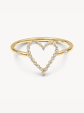Diamond Heart Ring