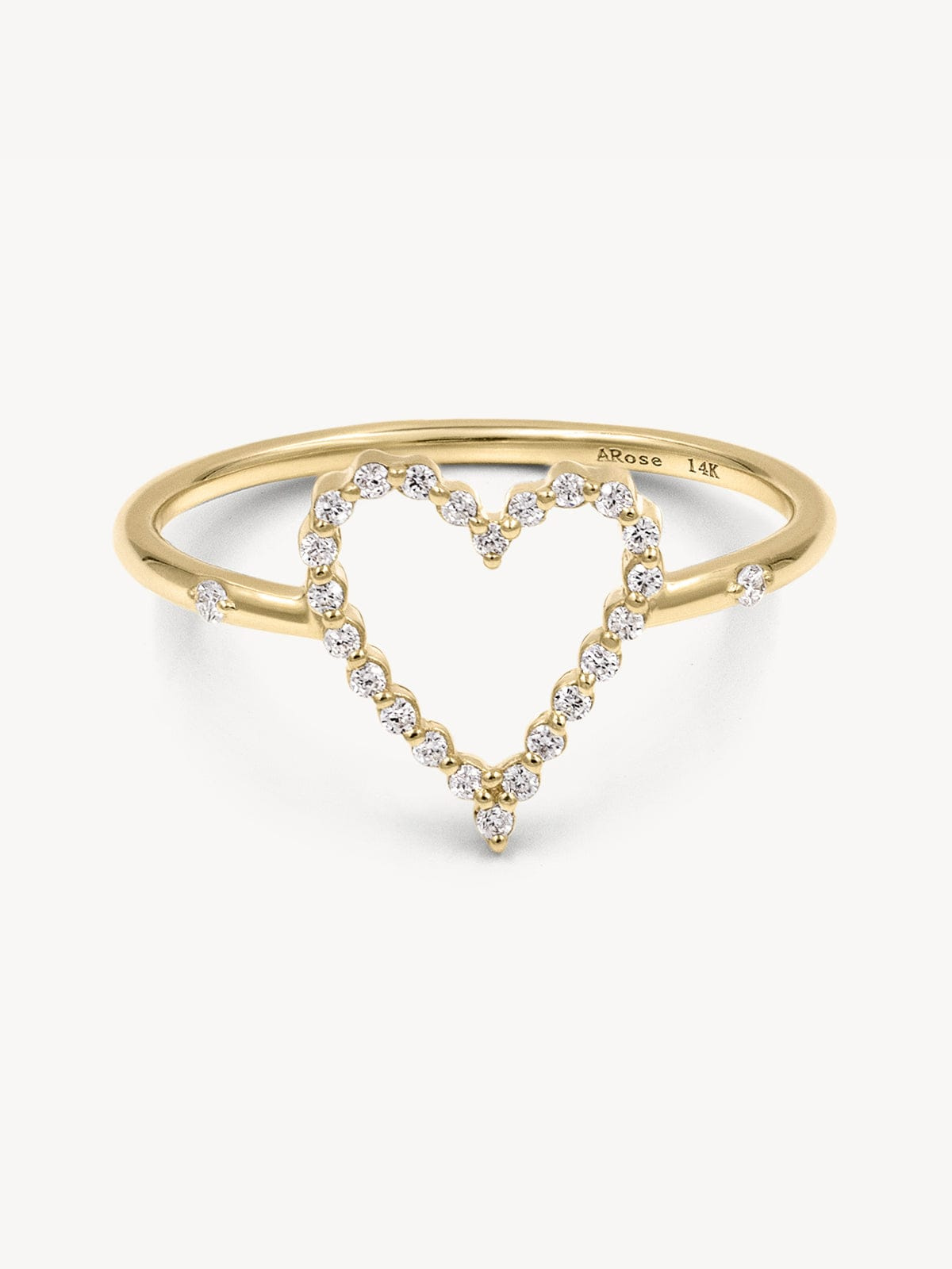 Diamond Heart Ring