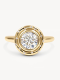 18k 2.01ct GIA Round I/SI1 Ethically Mined Spotlight Ring