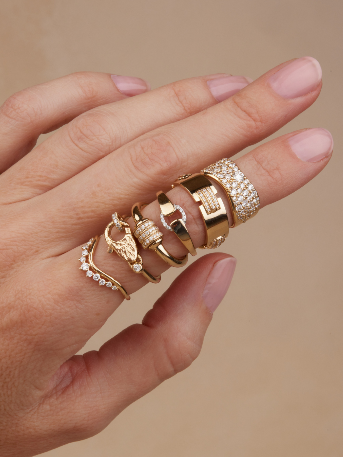 Luxe Latch Eternity Ring