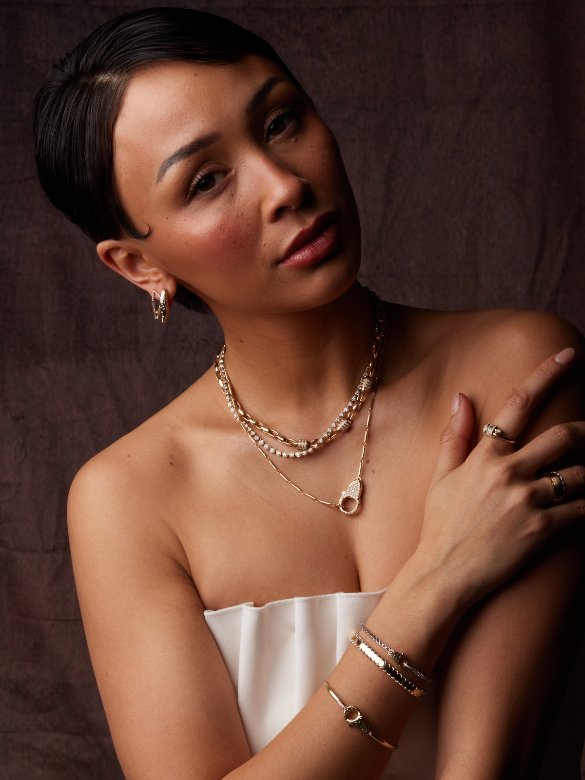 Chains of Diamond Earrings