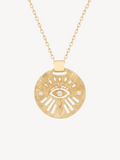 Diamond Dangling Anja Eye Necklace