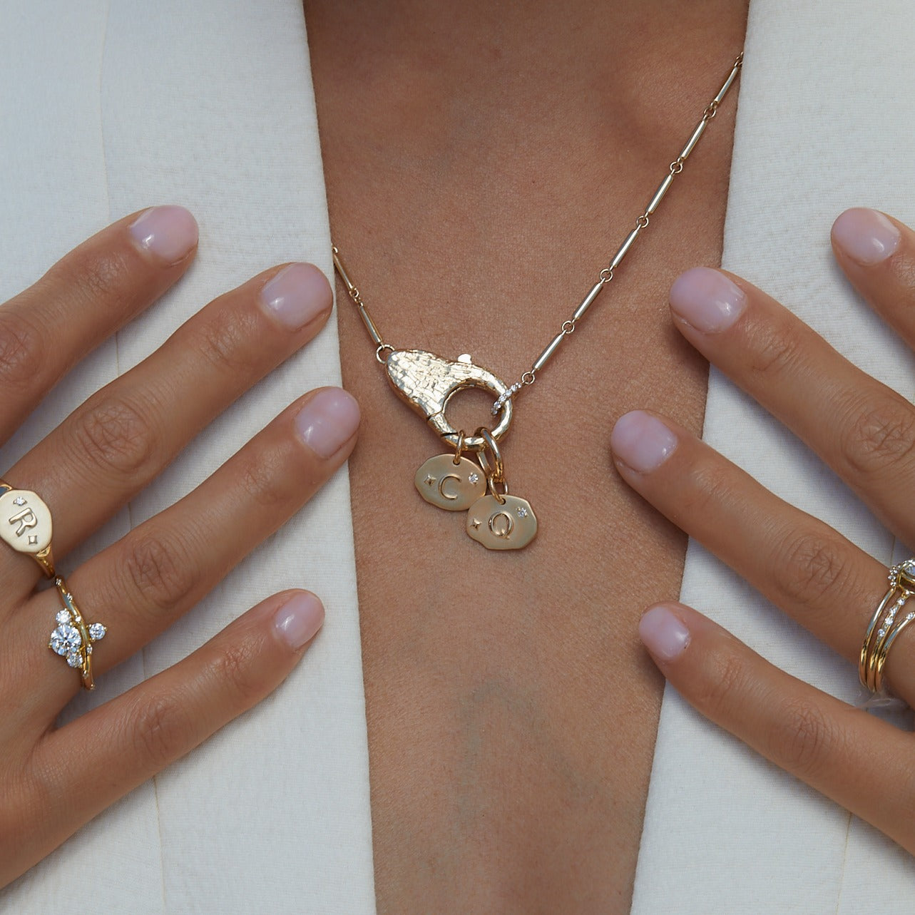 Athena Initial Pendant