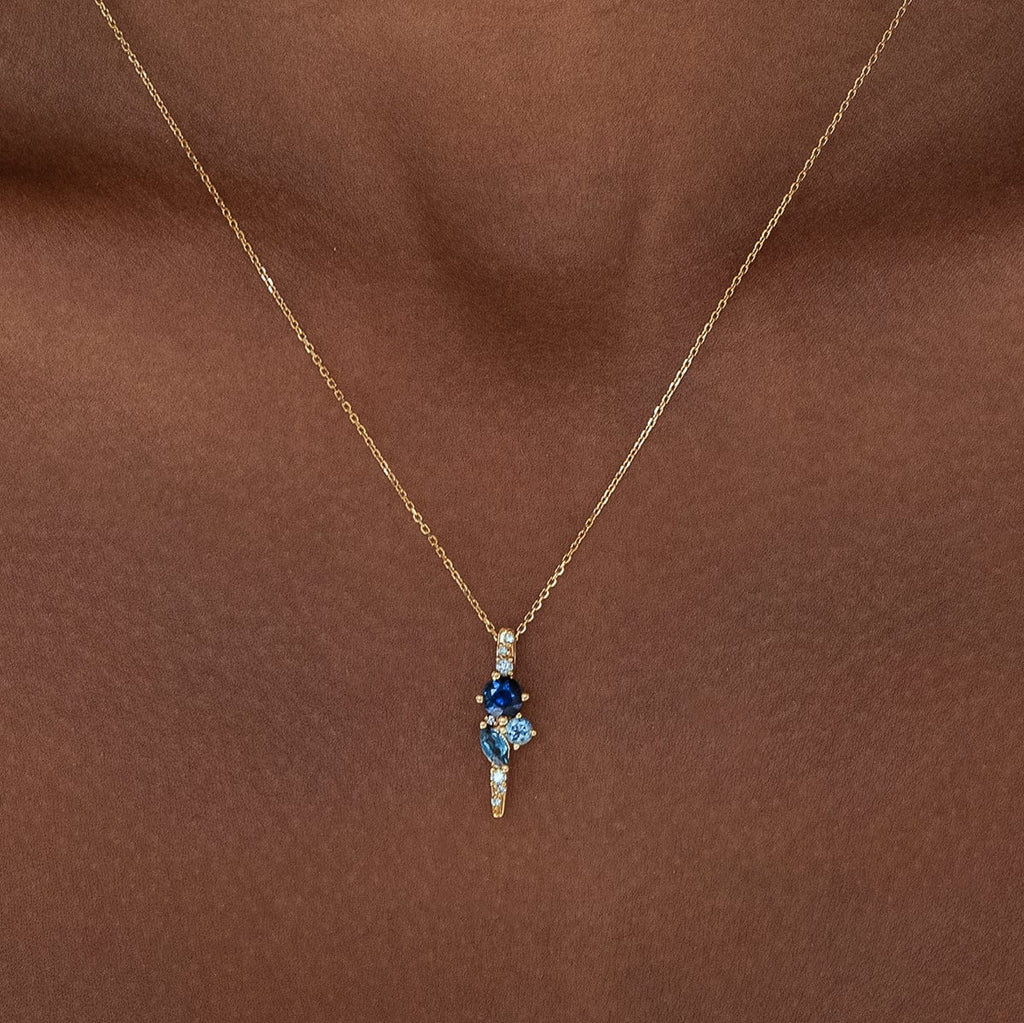Ocean Starry Cluster Necklace