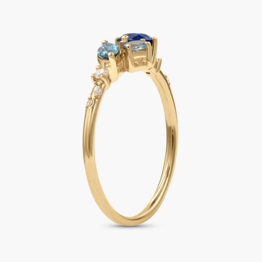Ocean Starry Cluster Ring