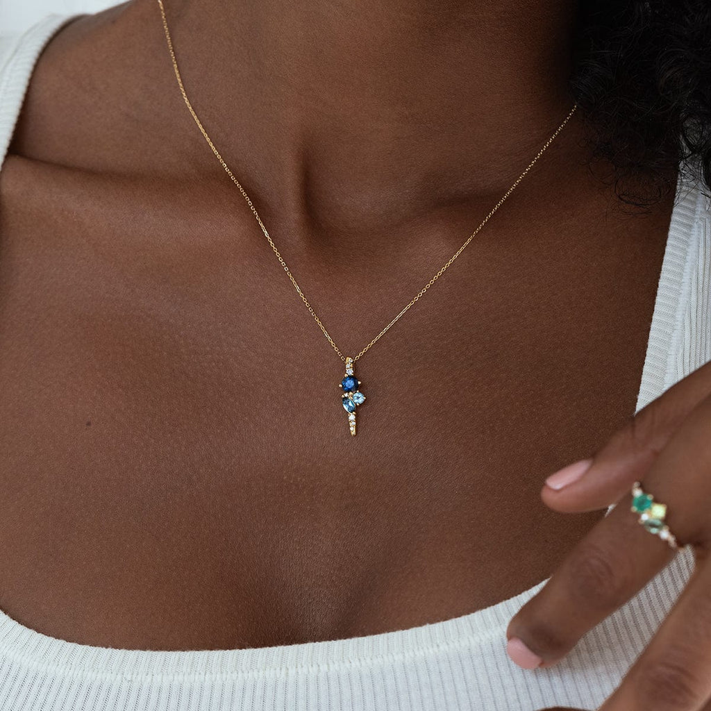 Ocean Starry Cluster Necklace