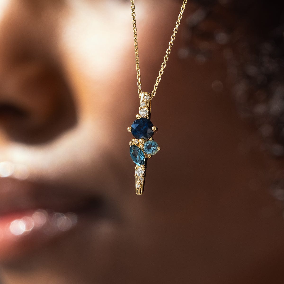 Ocean Starry Cluster Necklace