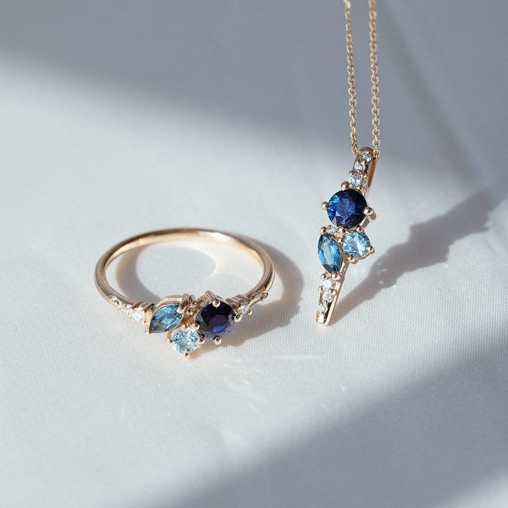 Ocean Starry Cluster Necklace