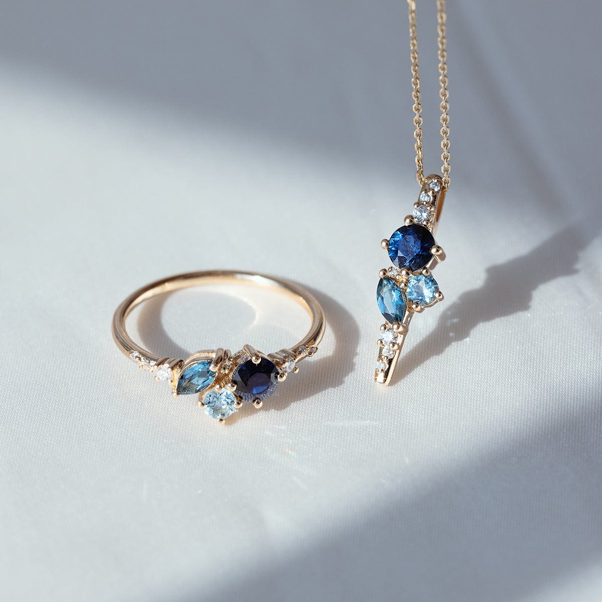 Ocean Starry Cluster Necklace