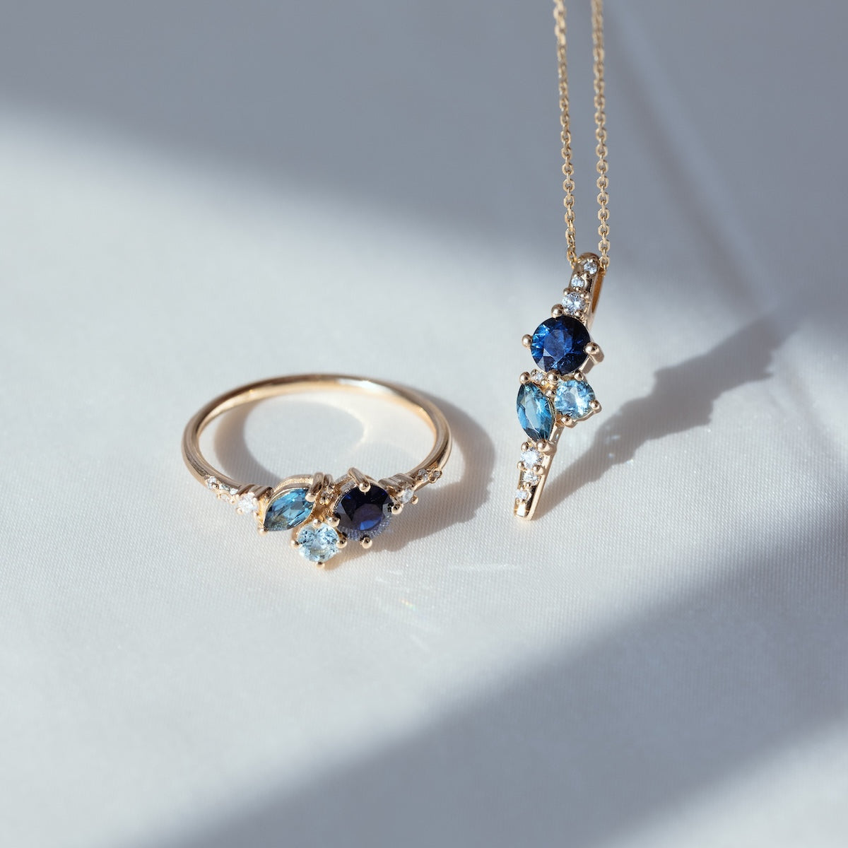 Ocean Starry Cluster Ring