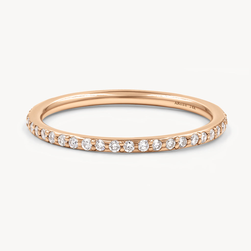 Diamond Stackable Eternity Bands
