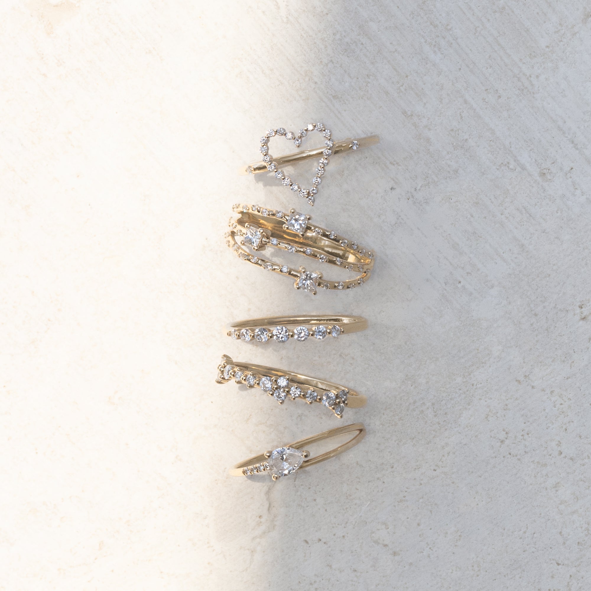 Diamond Heart Ring