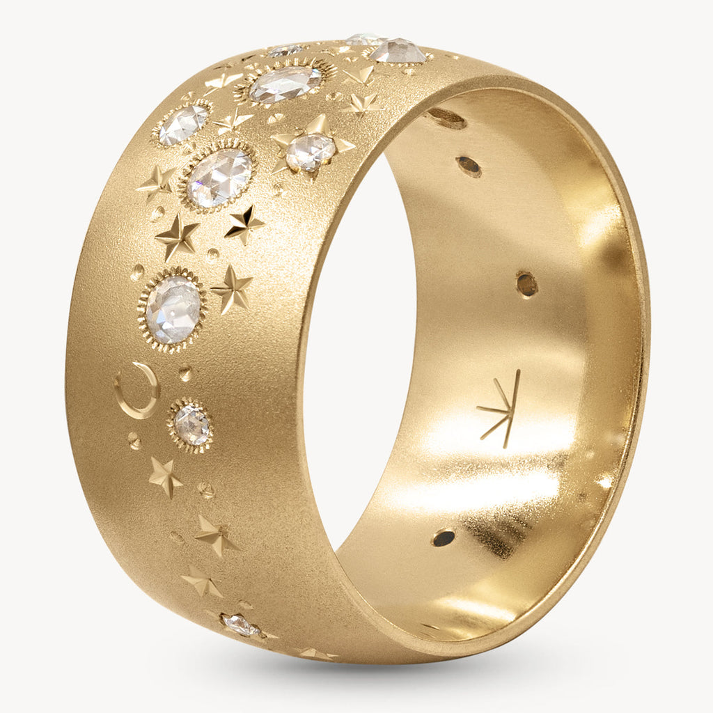 Rose Cut Celestial Band