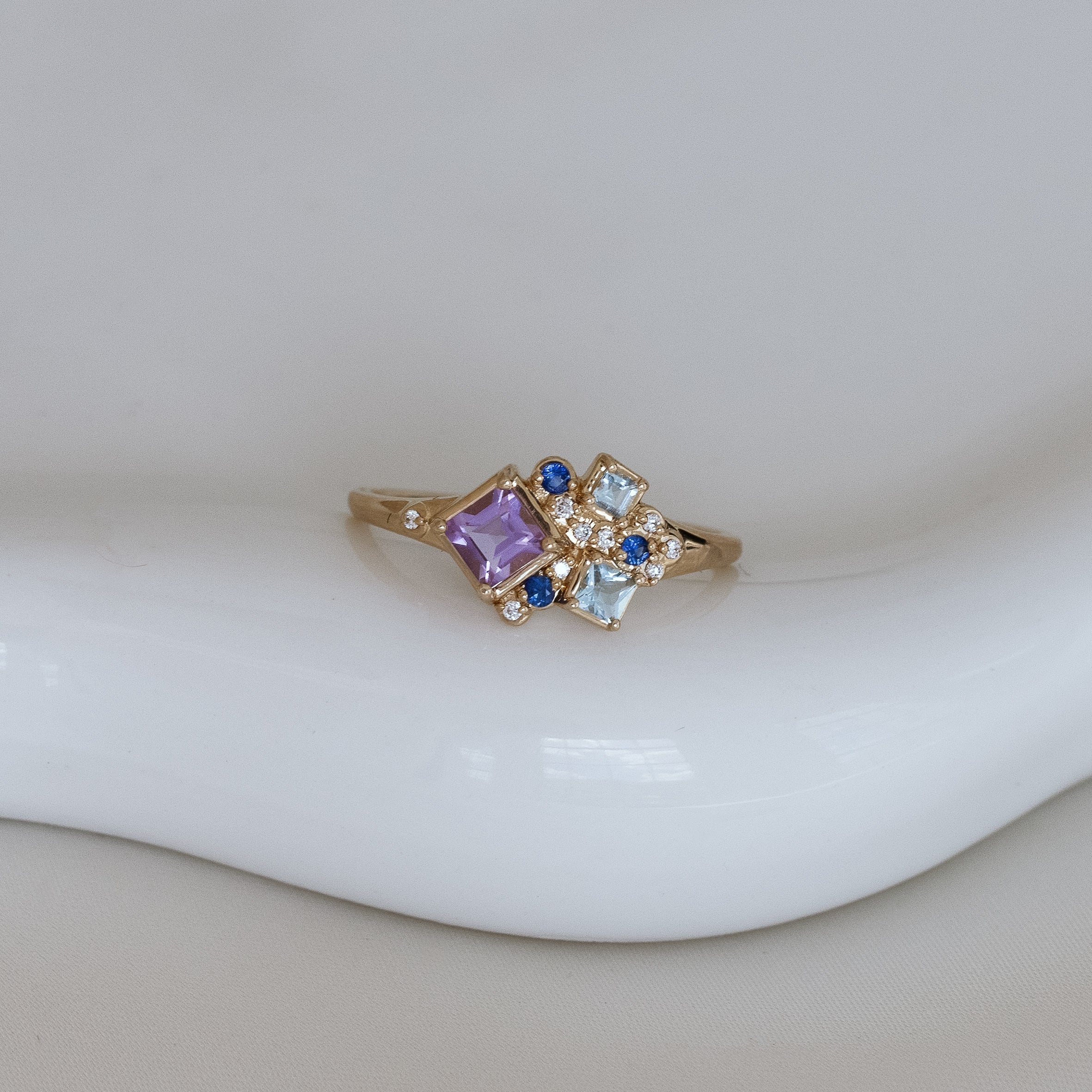Lavender Nebula Ring
