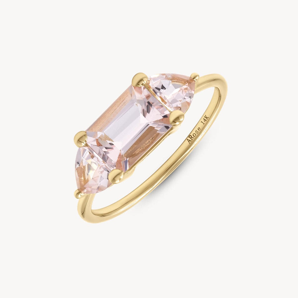 Morganite Ballerina Ring