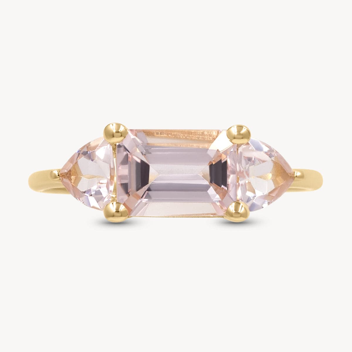 Morganite Ballerina Ring