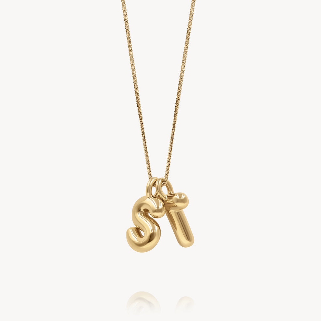 Helium Initial Necklace