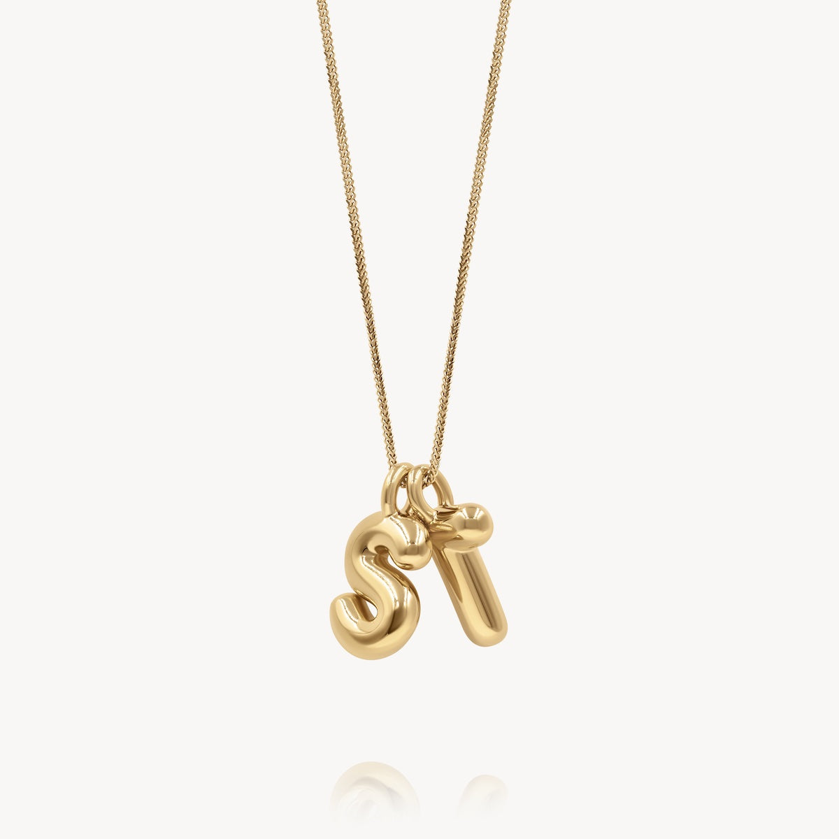 Helium Initial Necklace