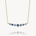 Floating Montana Sapphire Necklace