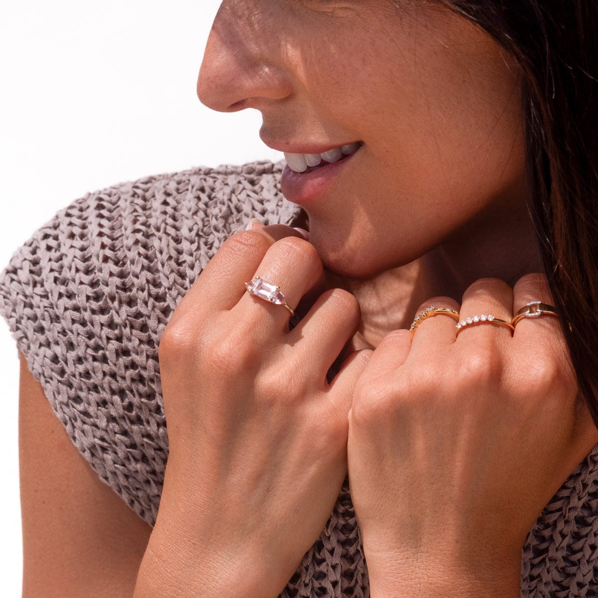 Morganite Ballerina Ring