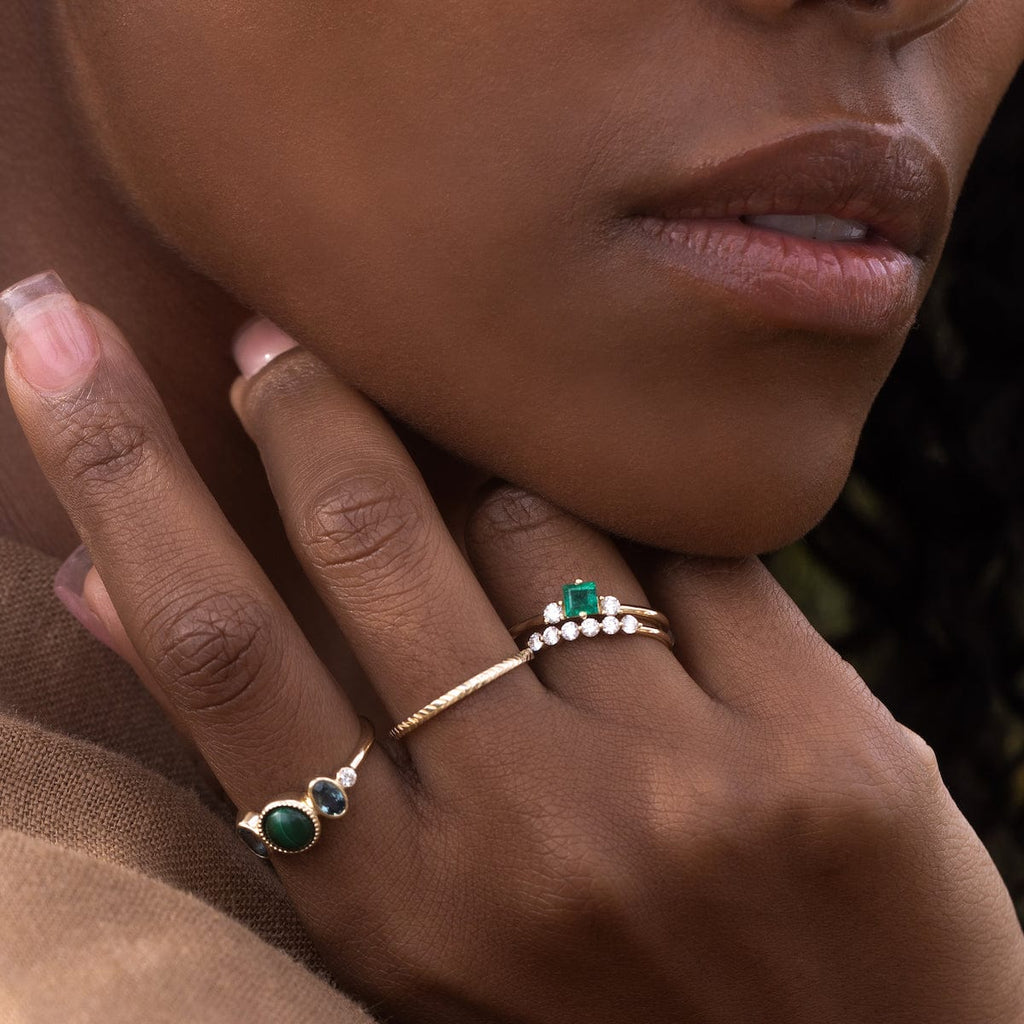 Brilliant Floating Diamond Ring