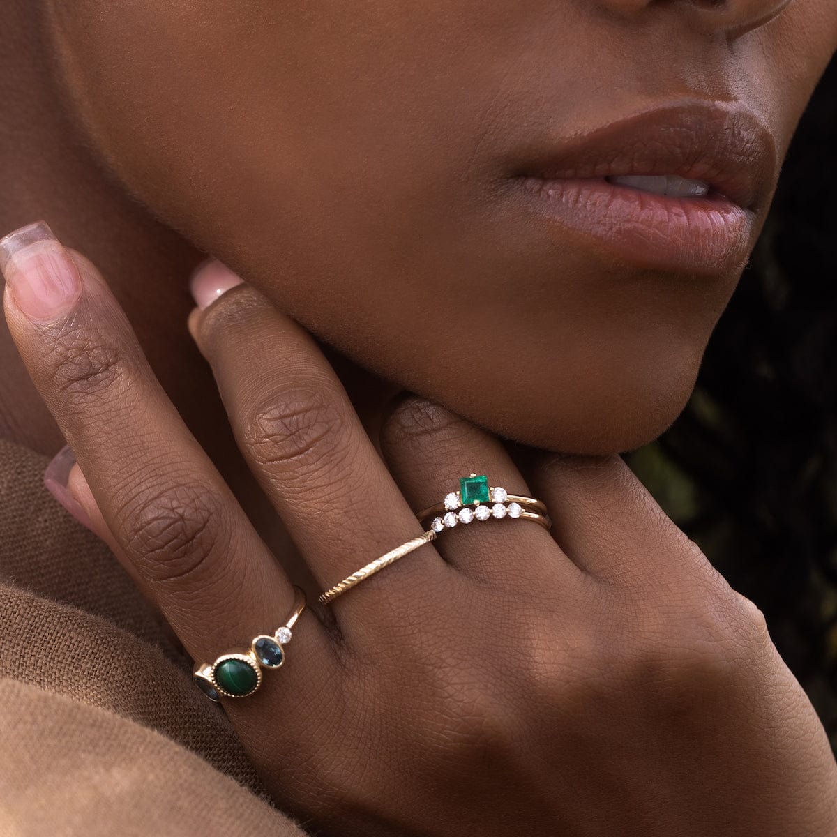 Brilliant Floating Diamond Ring