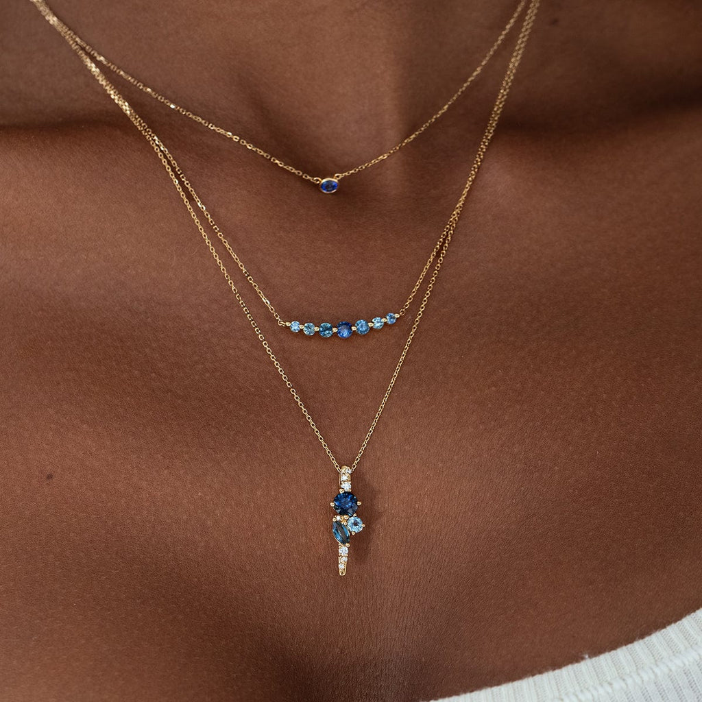 Ocean Starry Cluster Necklace
