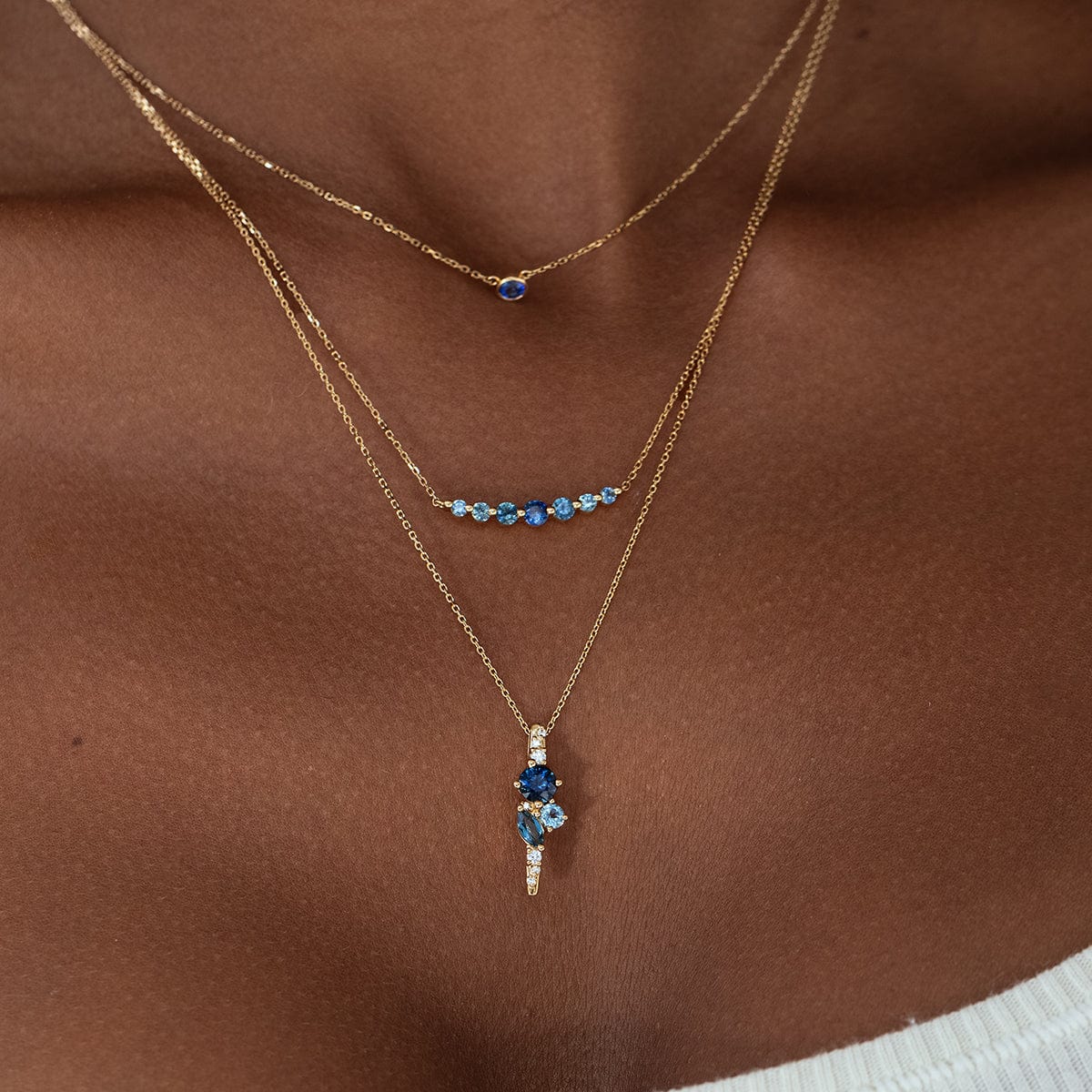 Ocean Starry Cluster Necklace