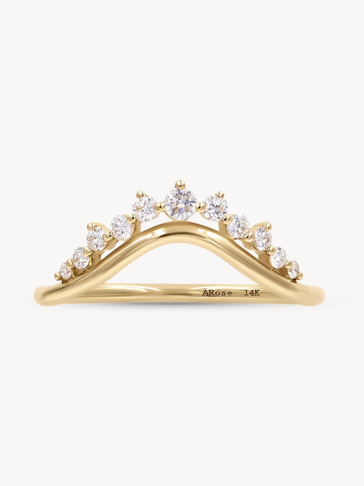 Grand Diamond Arch Ring