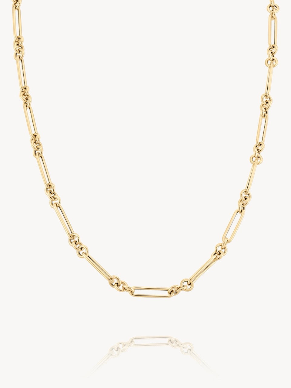 Alternating Paper Clip Chain