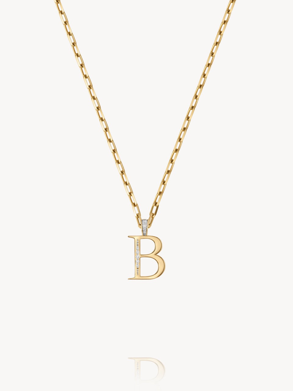 Diamond Initial Pendants