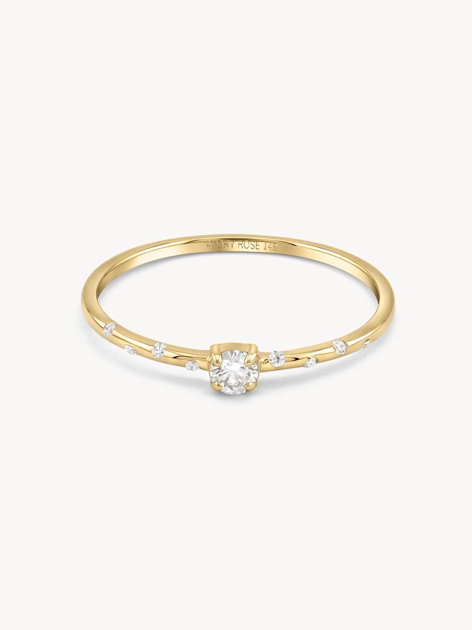 Starry Birthstone Ring