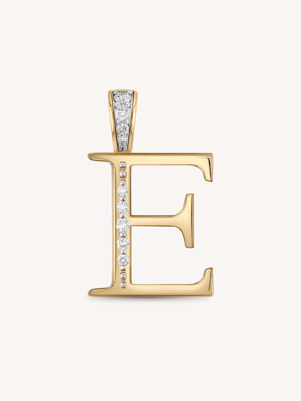Diamond Initial Pendants