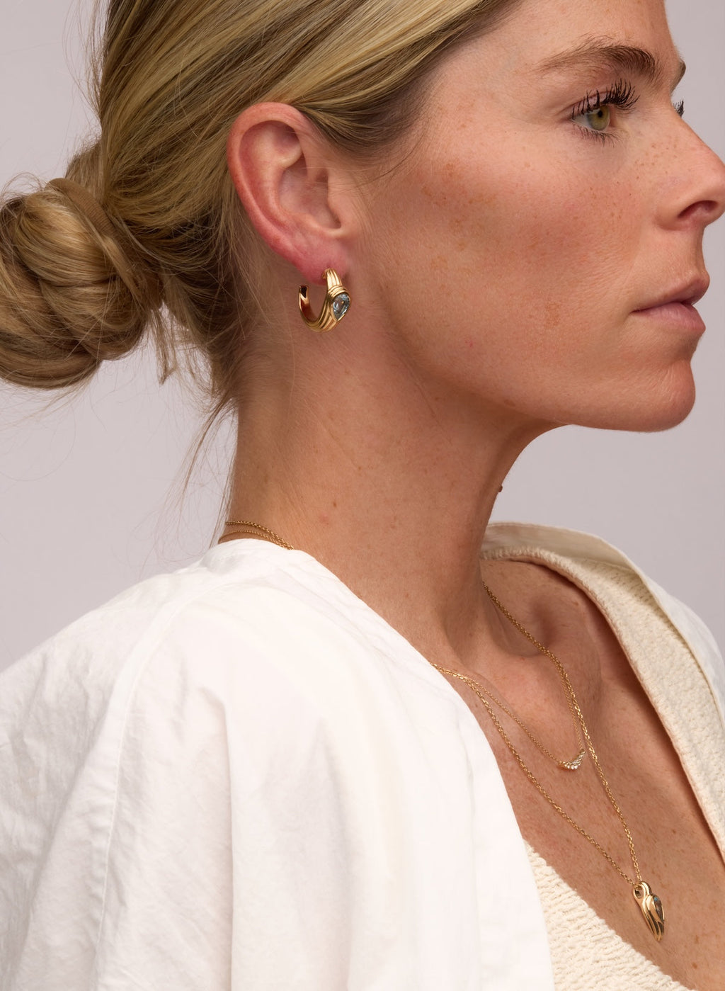 Pear Topaz Earrings