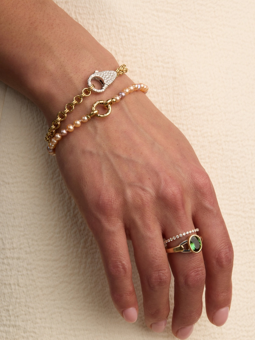 Rolo Chain Lock Bracelet