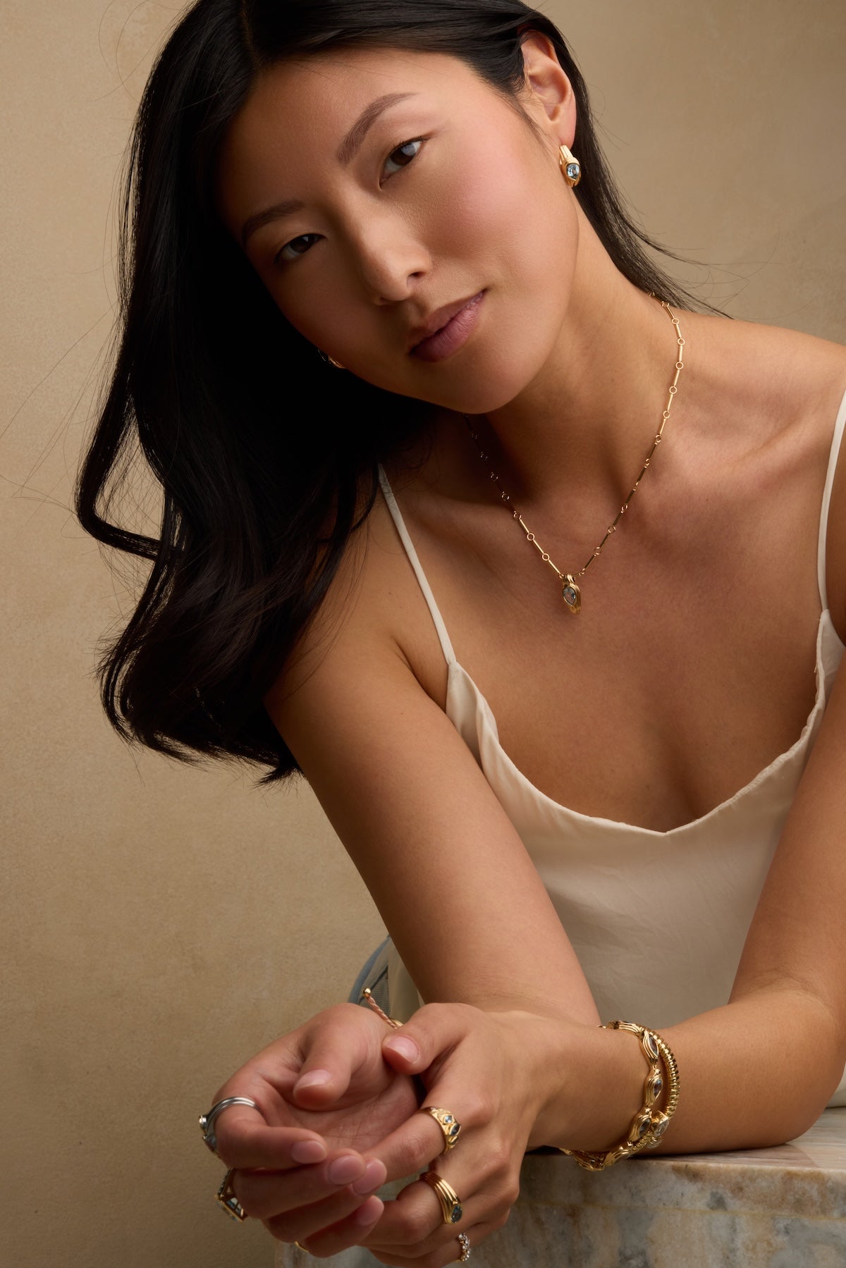 Pear Topaz Necklace