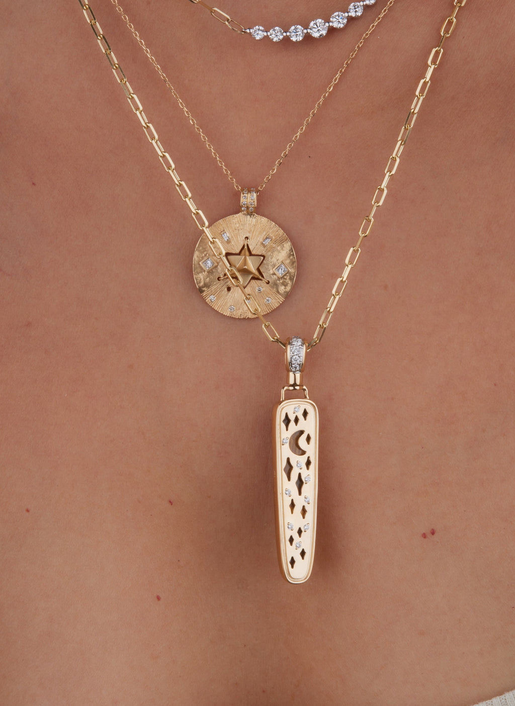 Diamond Merkabah Necklace