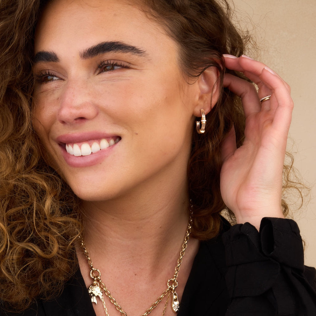 Golden Arc Hoops