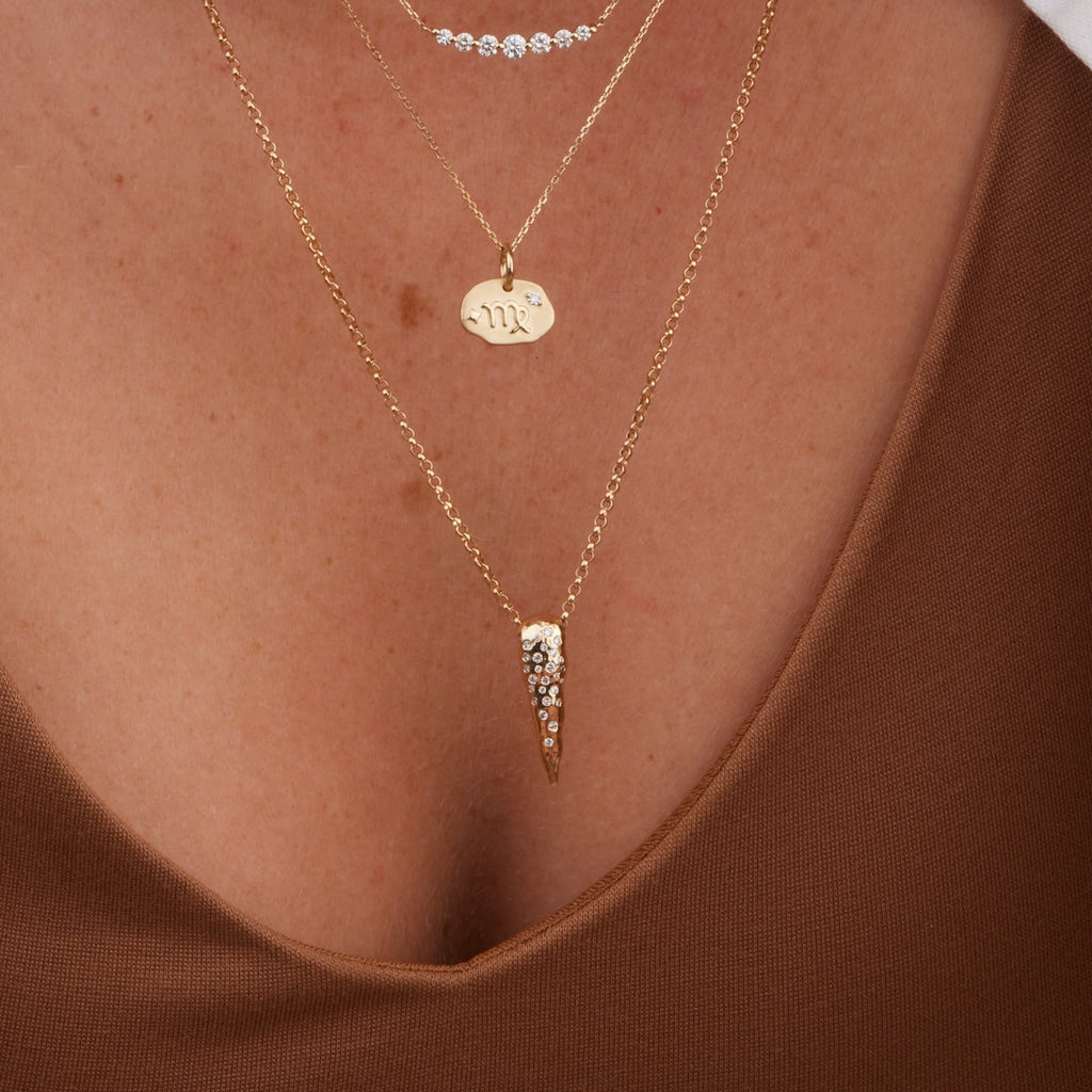 Diamonds in the Rough Necklace