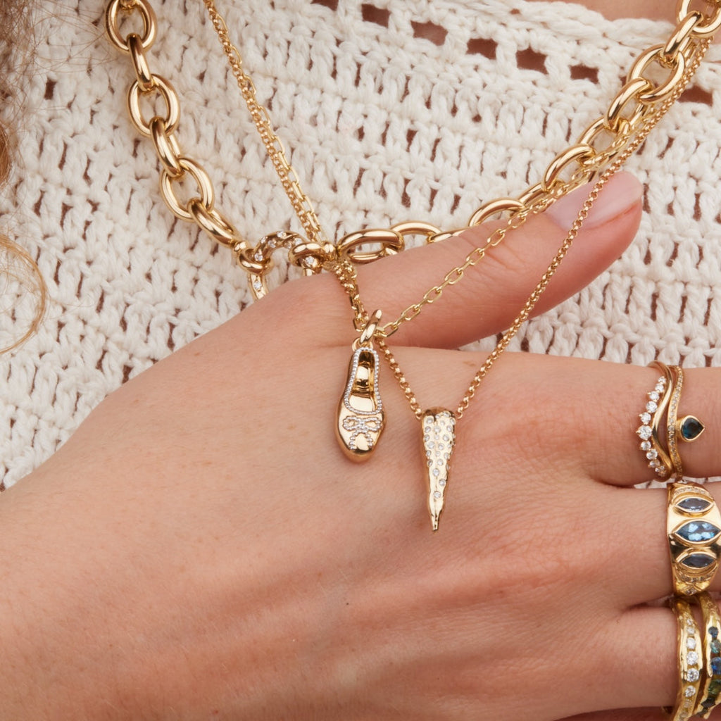 Ballet Slipper Charm
