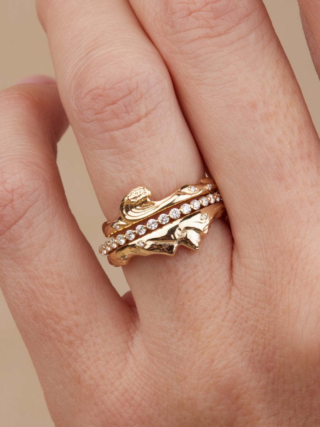Floating Eternity Diamond Band