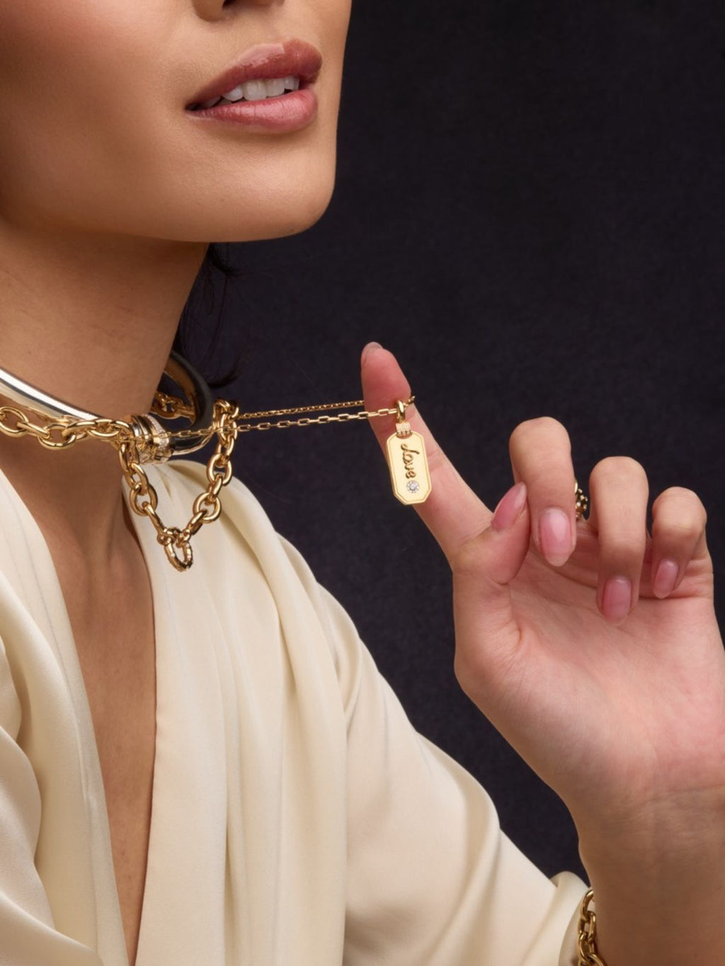 Custom Latch Dog Tag Pendant