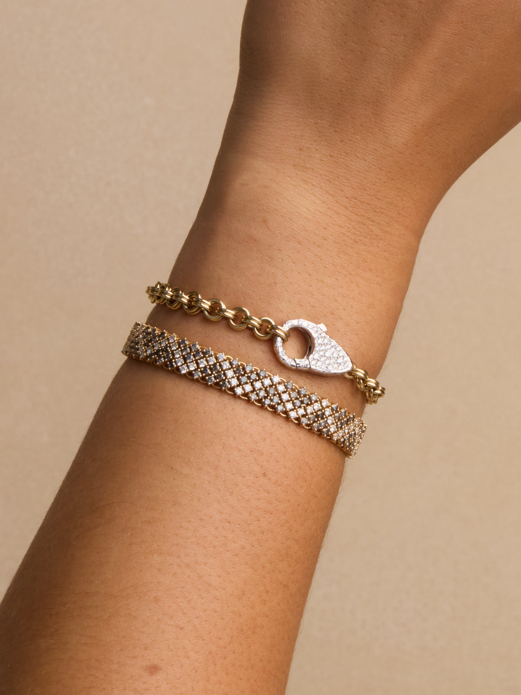 Rolo Chain Lock Bracelet