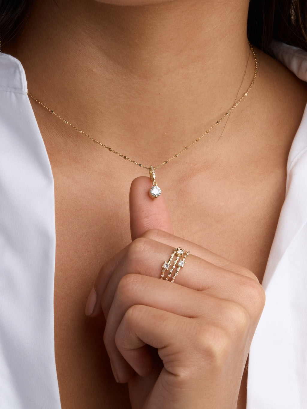 Starry Diamond Triple Band