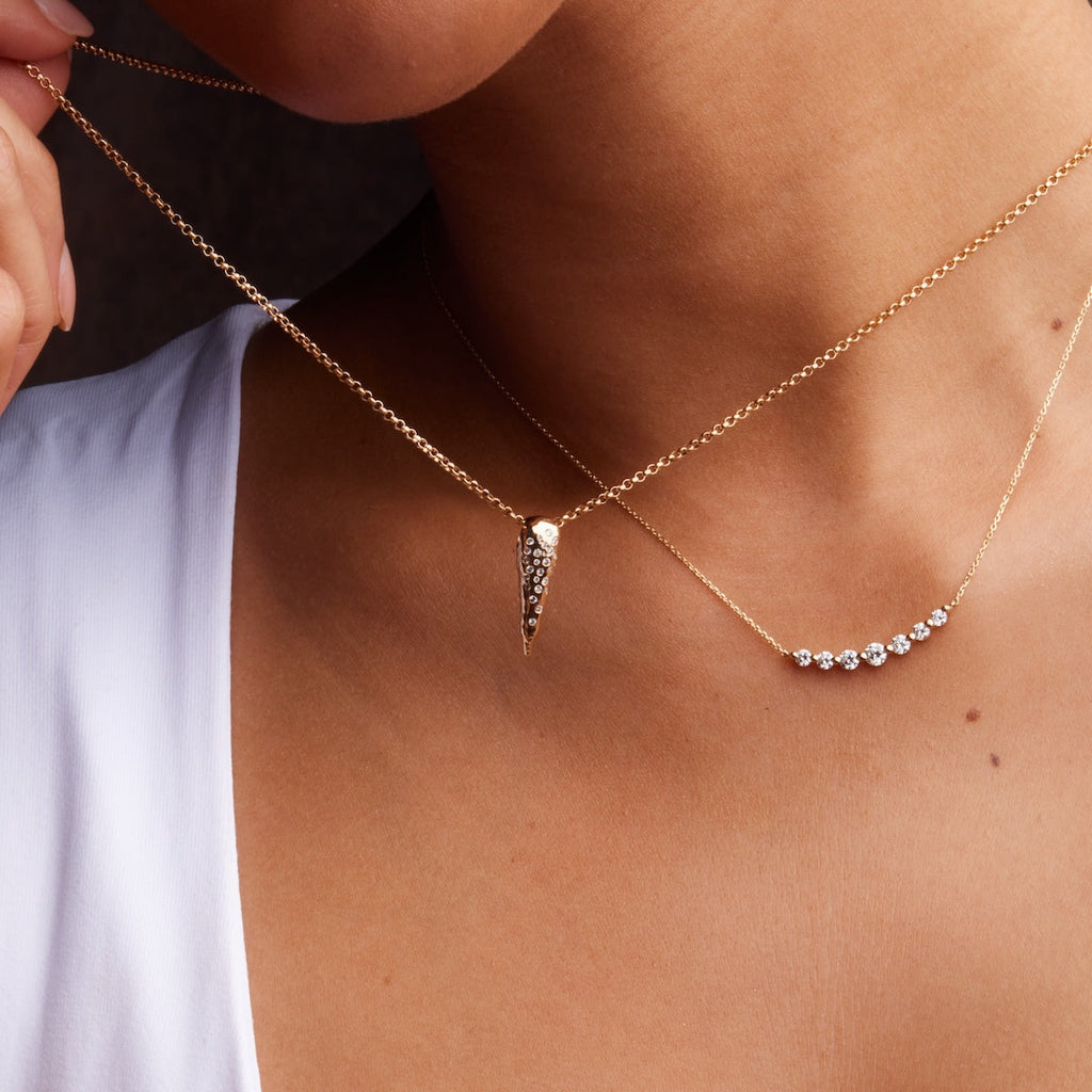 Diamonds in the Rough Necklace