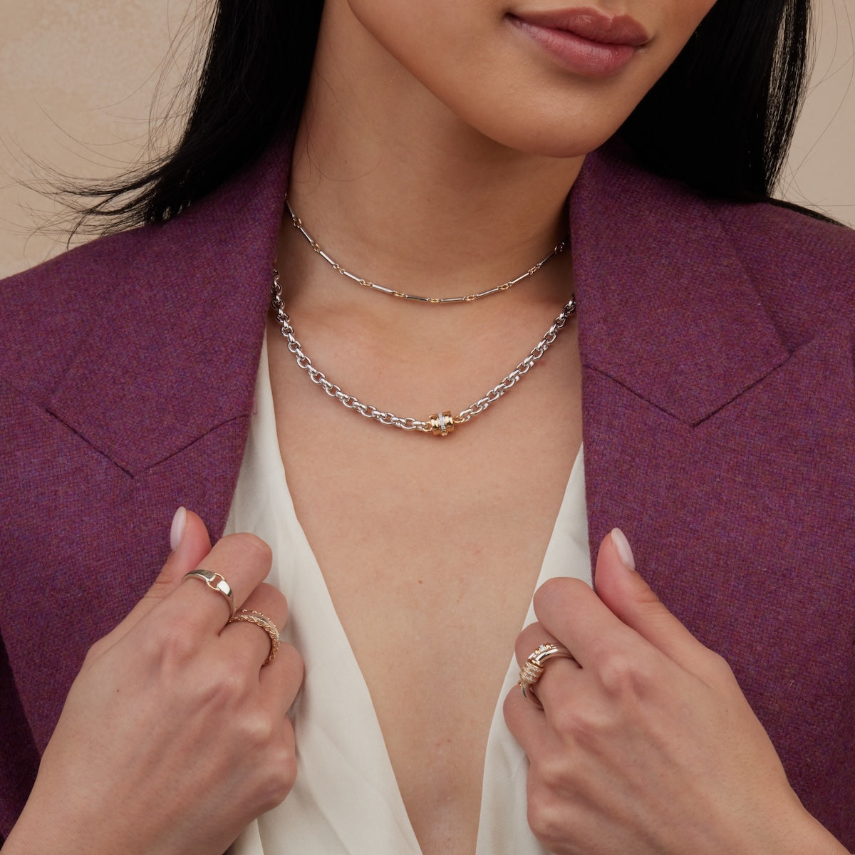 Golden Arc Necklace