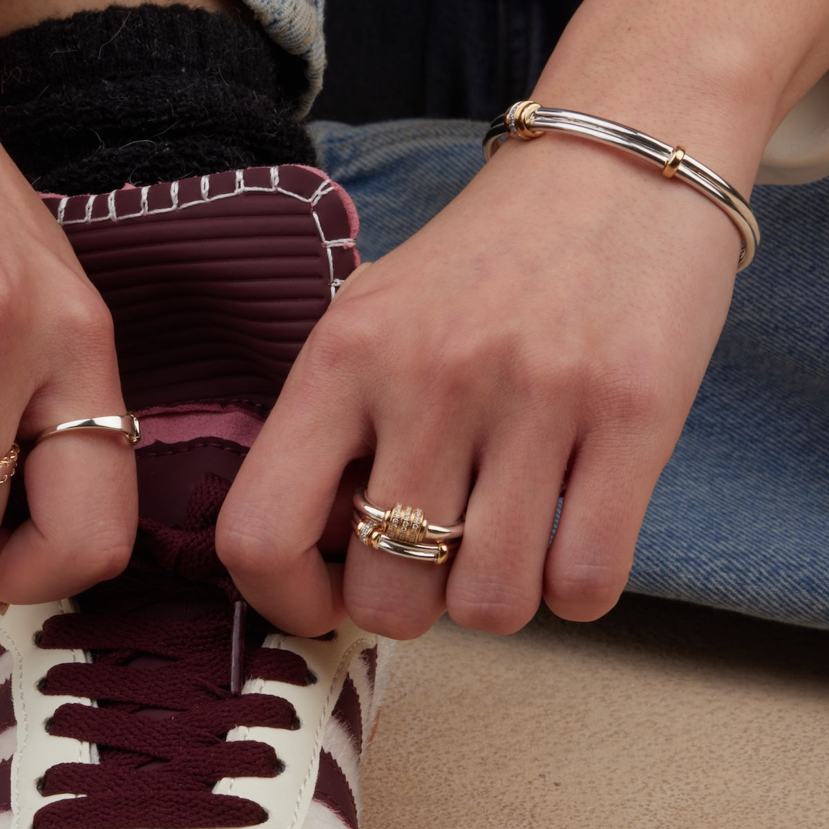 Golden Arc Ring
