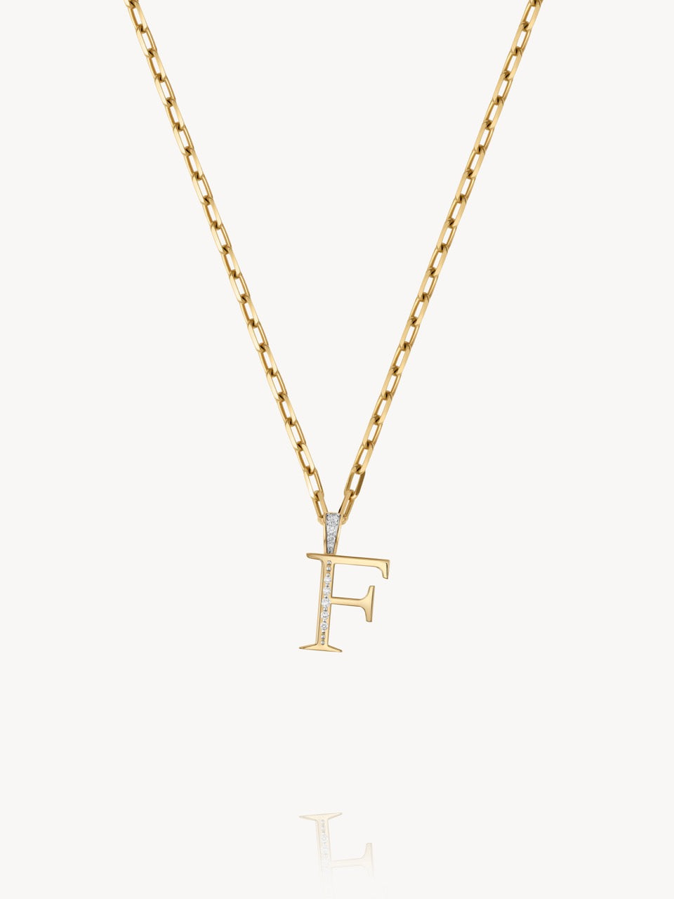 Diamond Initial Pendants